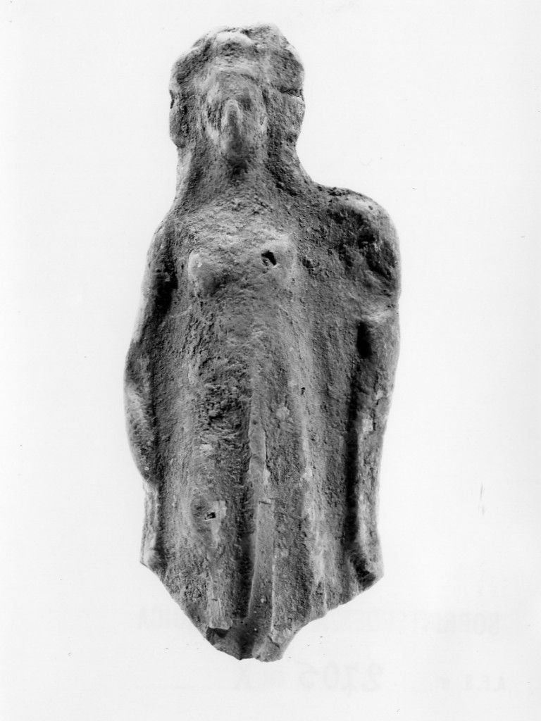Polyboia (terracotta figurata, culto di Apollo-Hyakinthos) - fabbrica tarantina (secc. IV a.C.-III a.C)