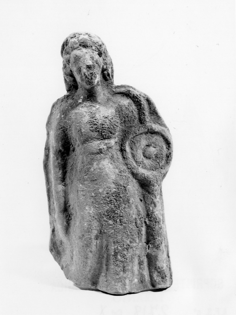 Polyboia (terracotta figurata, culto di Apollo-Hyakinthos) - fabbrica tarantina (secc. IV a.C.-III a.C)