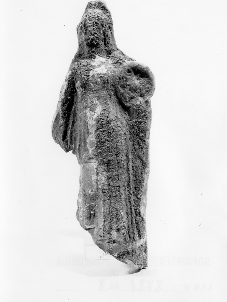 Polyboia (terracotta figurata, culto di Apollo-Hyakinthos) - fabbrica tarantina (secc. IV a.C.-III a.C)