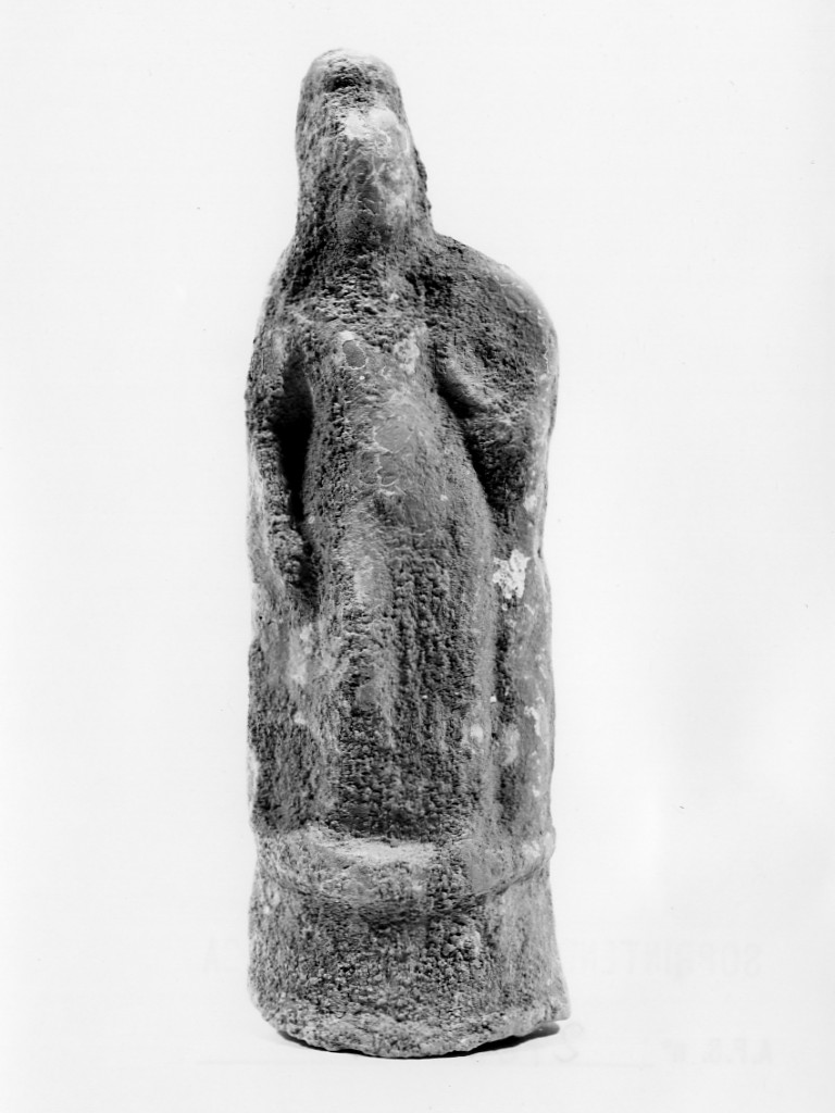 Polyboia (terracotta figurata, culto di Apollo-Hyakinthos) - fabbrica tarantina (secc. IV a.C.-III a.C)