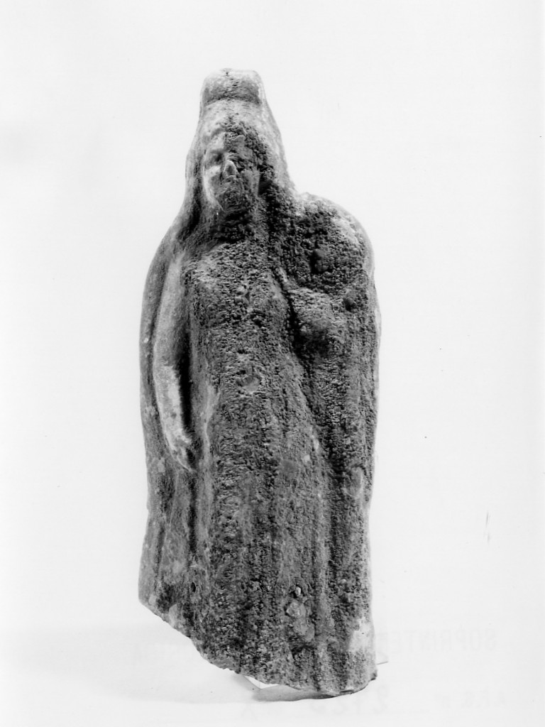 Polyboia (terracotta figurata, culto di Apollo-Hyakinthos) - fabbrica tarantina (secc. IV a.C.-III a.C)