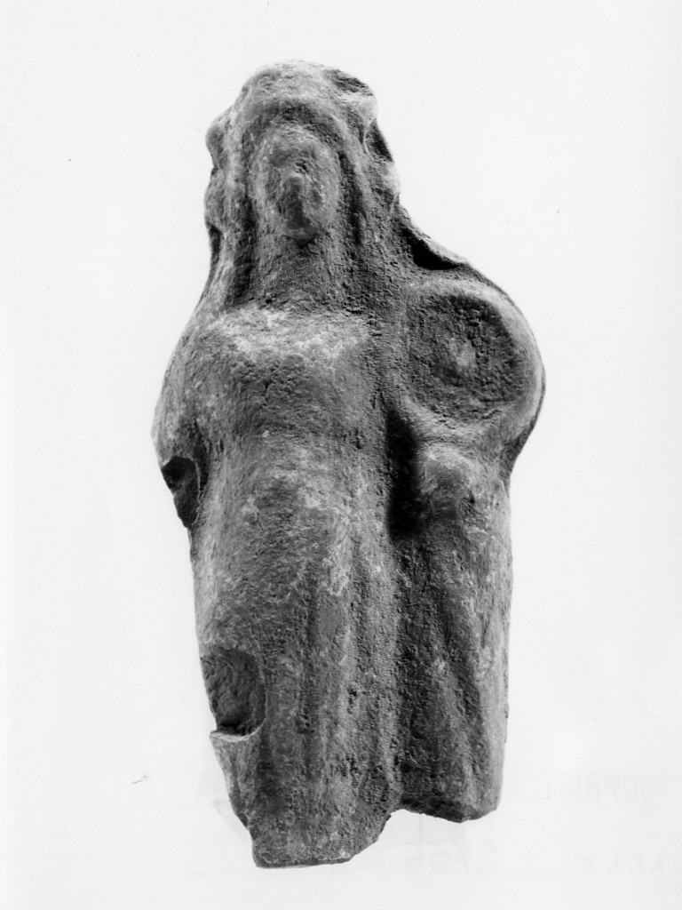 Polyboia (terracotta figurata, culto di Apollo-Hyakinthos) - fabbrica tarantina (secc. IV a.C.-III a.C)