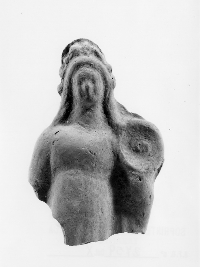 Polyboia (terracotta figurata, culto di Apollo-Hyakinthos) - fabbrica tarantina (secc. IV a.C.-III a.C)