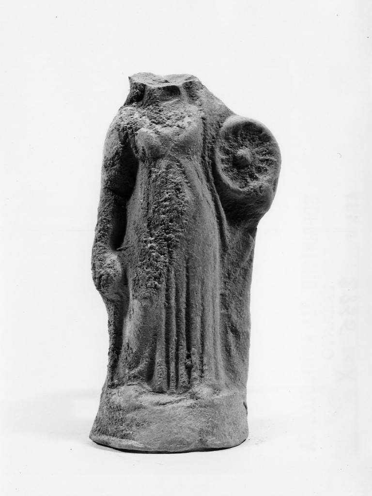 Polyboia (terracotta figurata, culto di Apollo-Hyakinthos) - fabbrica tarantina (secc. IV a.C.-III a.C)