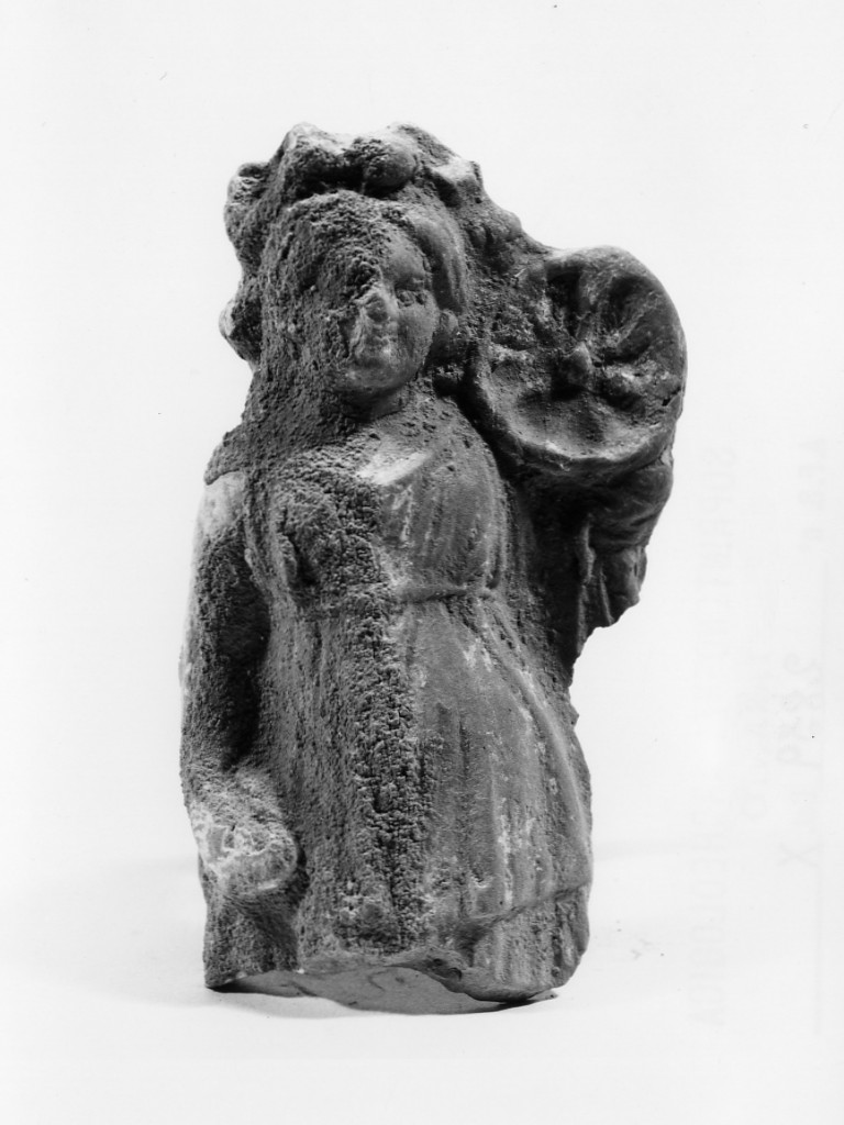 Polyboia (terracotta figurata, culto di Apollo-Hyakinthos) - fabbrica tarantina (secc. IV a.C.-III a.C)