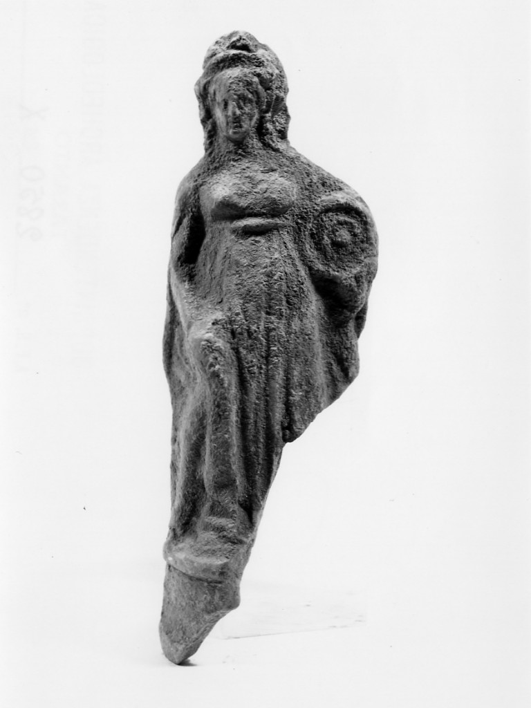 Polyboia (terracotta figurata, culto di Apollo-Hyakinthos) - fabbrica tarantina (secc. IV a.C.-III a.C)