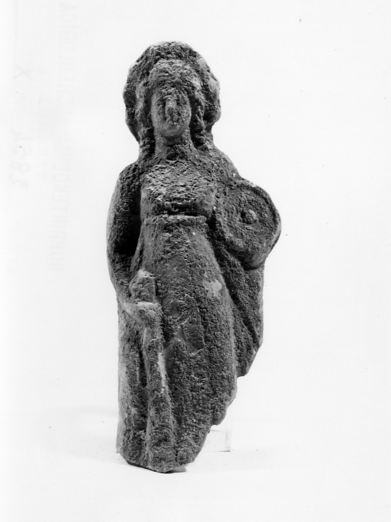 Polyboia (terracotta figurata, culto di Apollo-Hyakinthos) - fabbrica tarantina (secc. IV a.C.-III a.C)