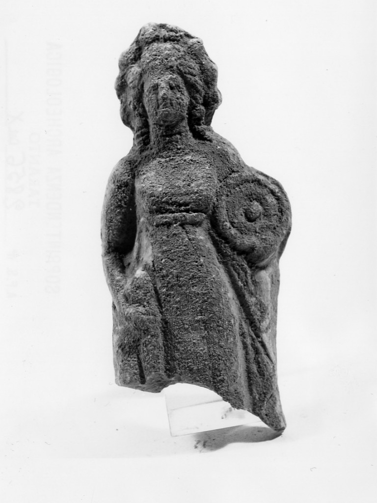 Polyboia (terracotta figurata, culto di Apollo-Hyakinthos) - fabbrica tarantina (secc. IV a.C.-III a.C)