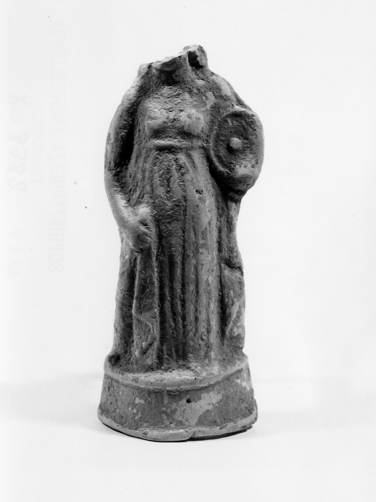 Polyboia (terracotta figurata, culto di Apollo-Hyakinthos) - fabbrica tarantina (secc. IV a.C.-III a.C)
