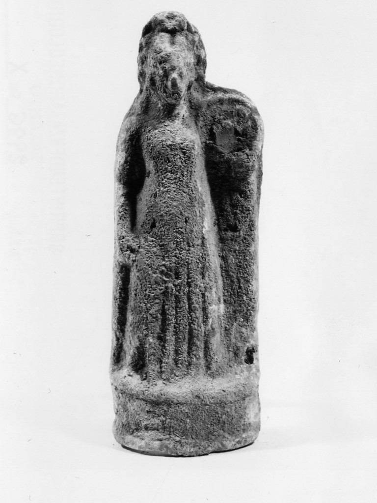 Polyboia (terracotta figurata, culto di Apollo-Hyakinthos) - fabbrica tarantina (secc. IV a.C.-III a.C)