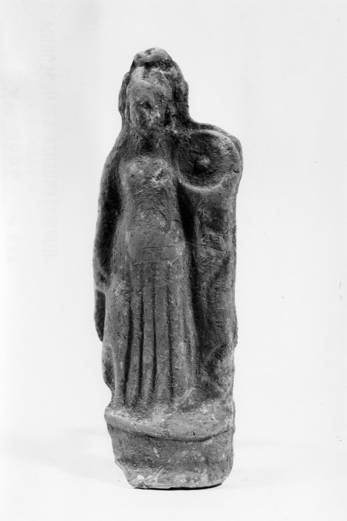 Polyboia (terracotta figurata, culto di Apollo-Hyakinthos) - fabbrica tarantina (secc. IV a.C.-III a.C)