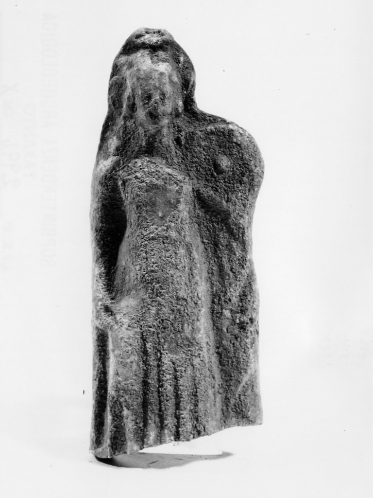 Polyboia (terracotta figurata, culto di Apollo-Hyakinthos) - fabbrica tarantina (secc. IV a.C.-III a.C)