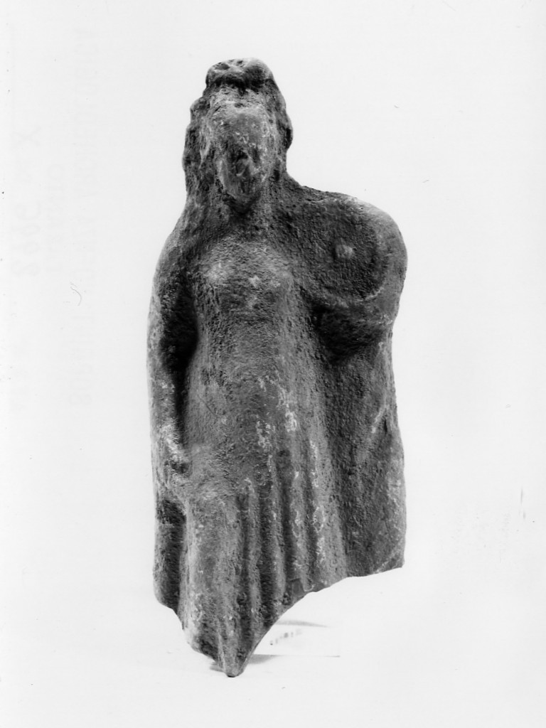 Polyboia (terracotta figurata, culto di Apollo-Hyakinthos) - fabbrica tarantina (secc. IV a.C.-III a.C)
