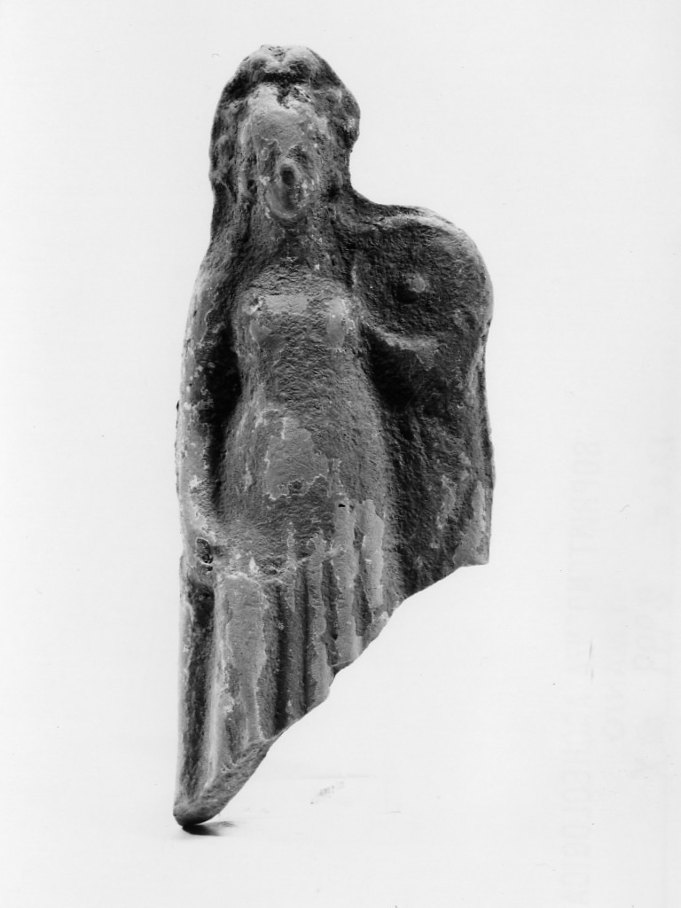 Polyboia (terracotta figurata, culto di Apollo-Hyakinthos) - fabbrica tarantina (secc. IV a.C.-III a.C)