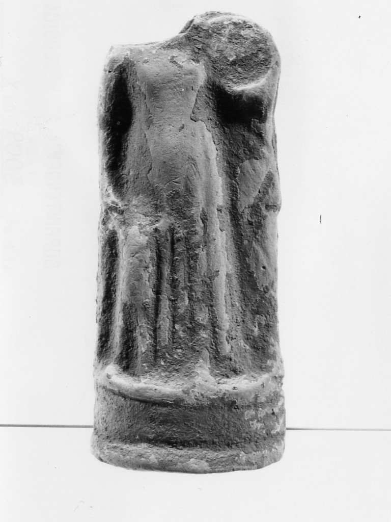 Polyboia (terracotta figurata, culto di Apollo-Hyakinthos) - fabbrica tarantina (secc. IV a.C.-III a.C)