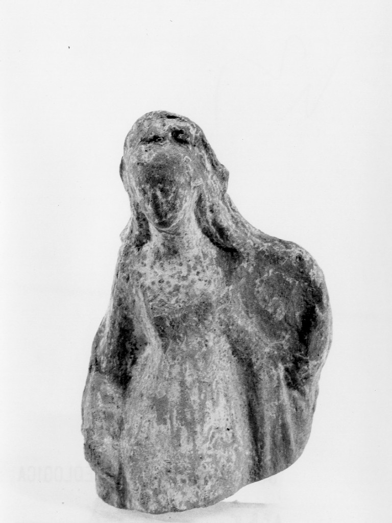 Polyboia (terracotta figurata, culto di Apollo-Hyakinthos) - fabbrica tarantina (secc. IV a.C.-III a.C)
