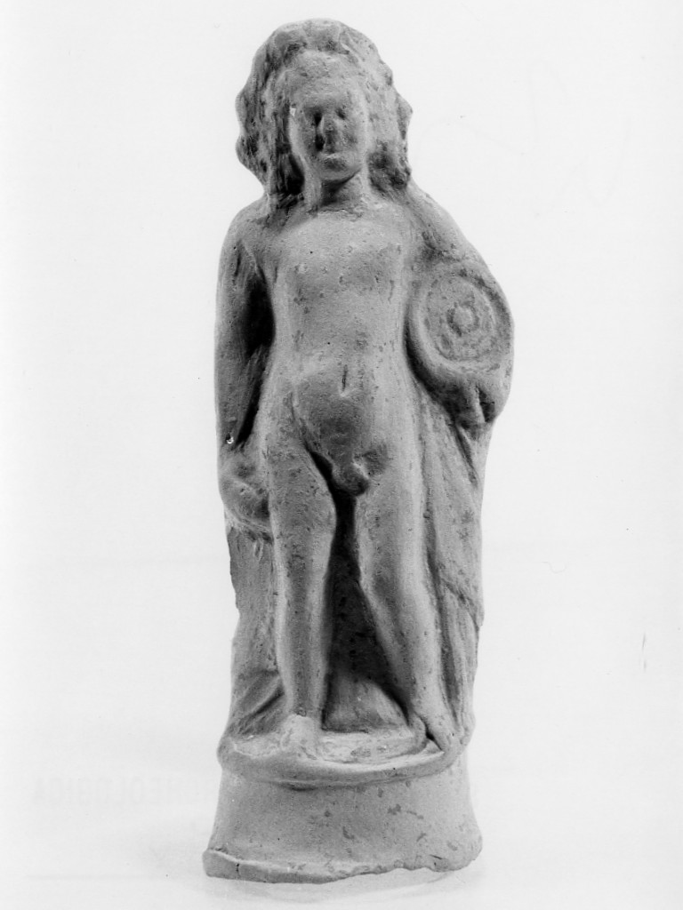 Apollo-Hyakinthos (terracotta figurata) - fabbrica tarantina (secc. IV a.C.-III a.C)