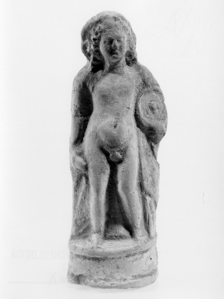 Apollo-Hyakinthos (terracotta figurata) - fabbrica tarantina (secc. IV a.C.-III a.C)