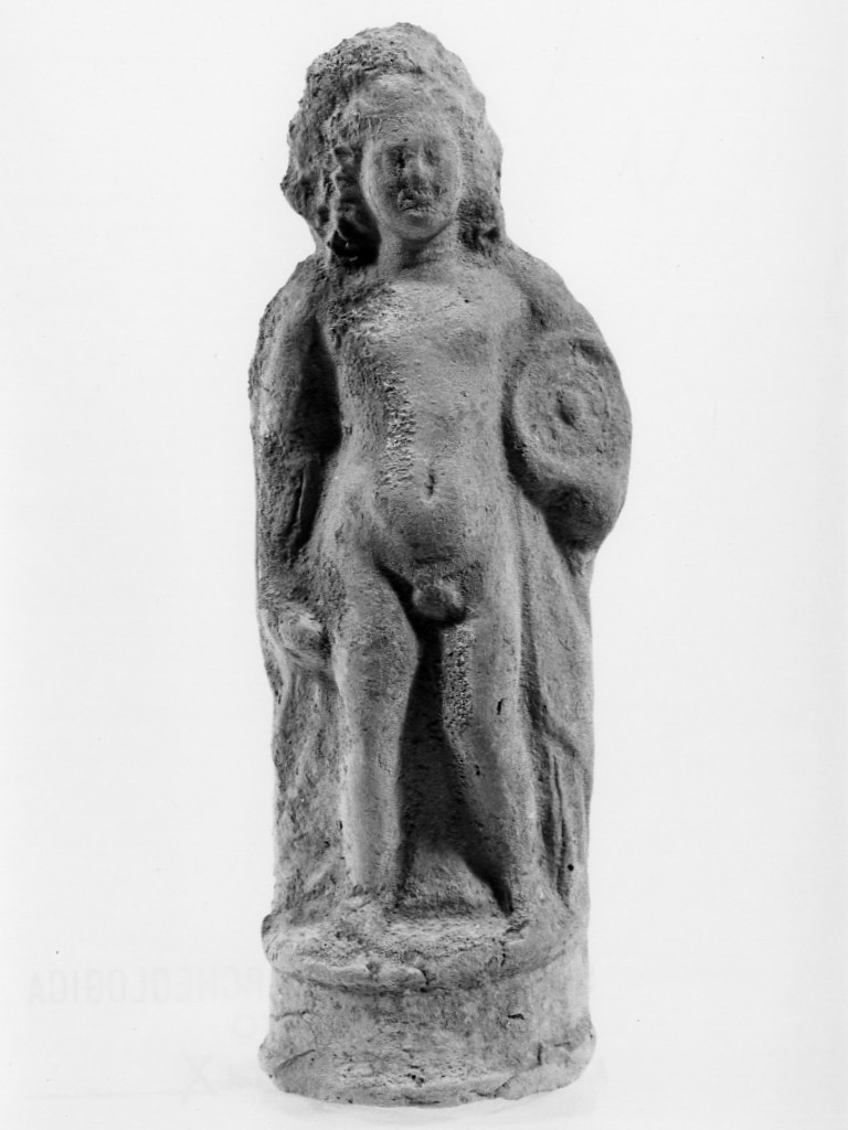 Apollo-Hyakinthos (terracotta figurata) - fabbrica tarantina (secc. IV a.C.-III a.C)