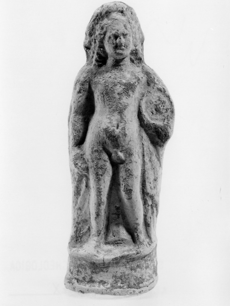 Apollo-Hyakinthos (terracotta figurata) - fabbrica tarantina (secc. IV a.C.-III a.C)