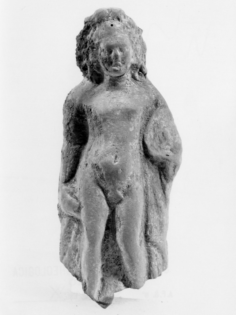 Apollo-Hyakinthos (terracotta figurata) - fabbrica tarantina (secc. IV a.C.-III a.C)