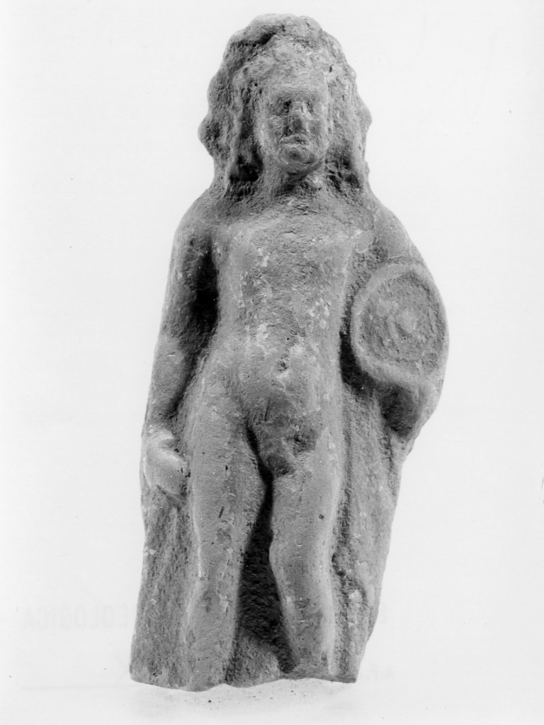 Apollo-Hyakinthos (terracotta figurata) - fabbrica tarantina (secc. IV a.C.-III a.C)