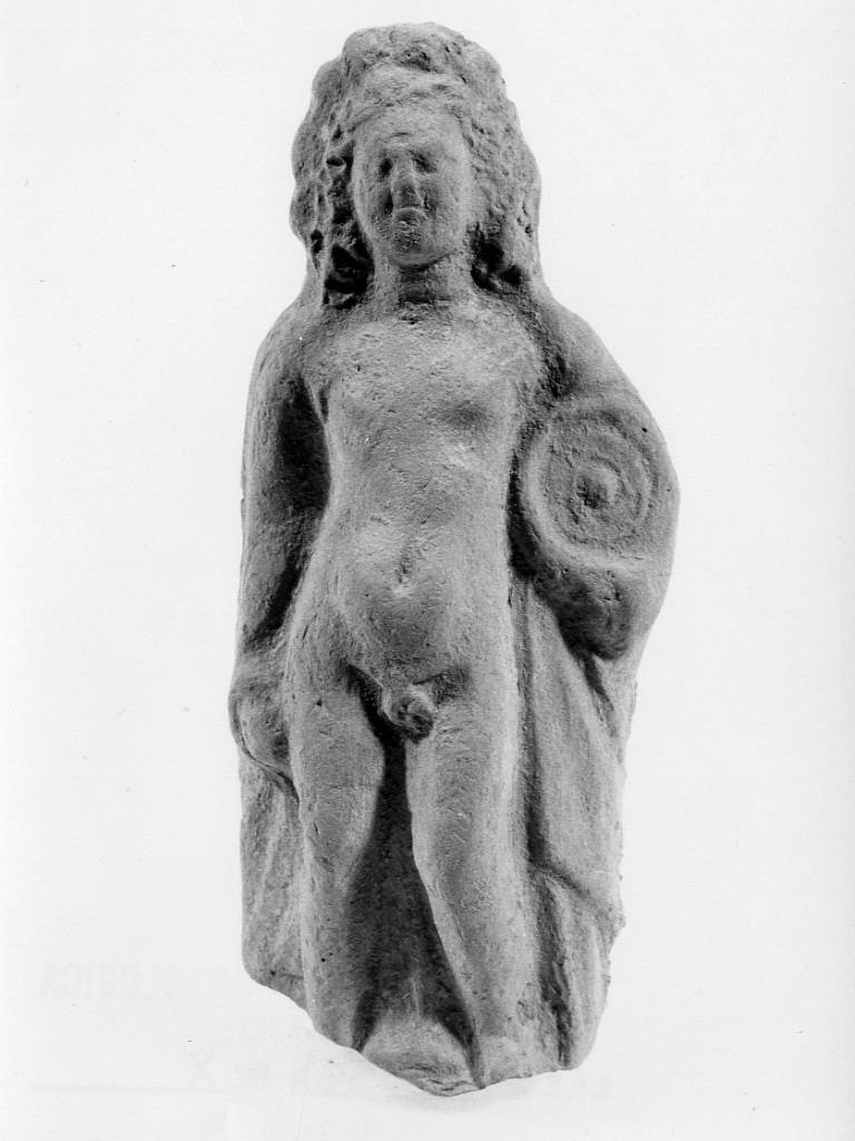 Apollo-Hyakinthos (terracotta figurata) - fabbrica tarantina (secc. IV a.C.-III a.C)