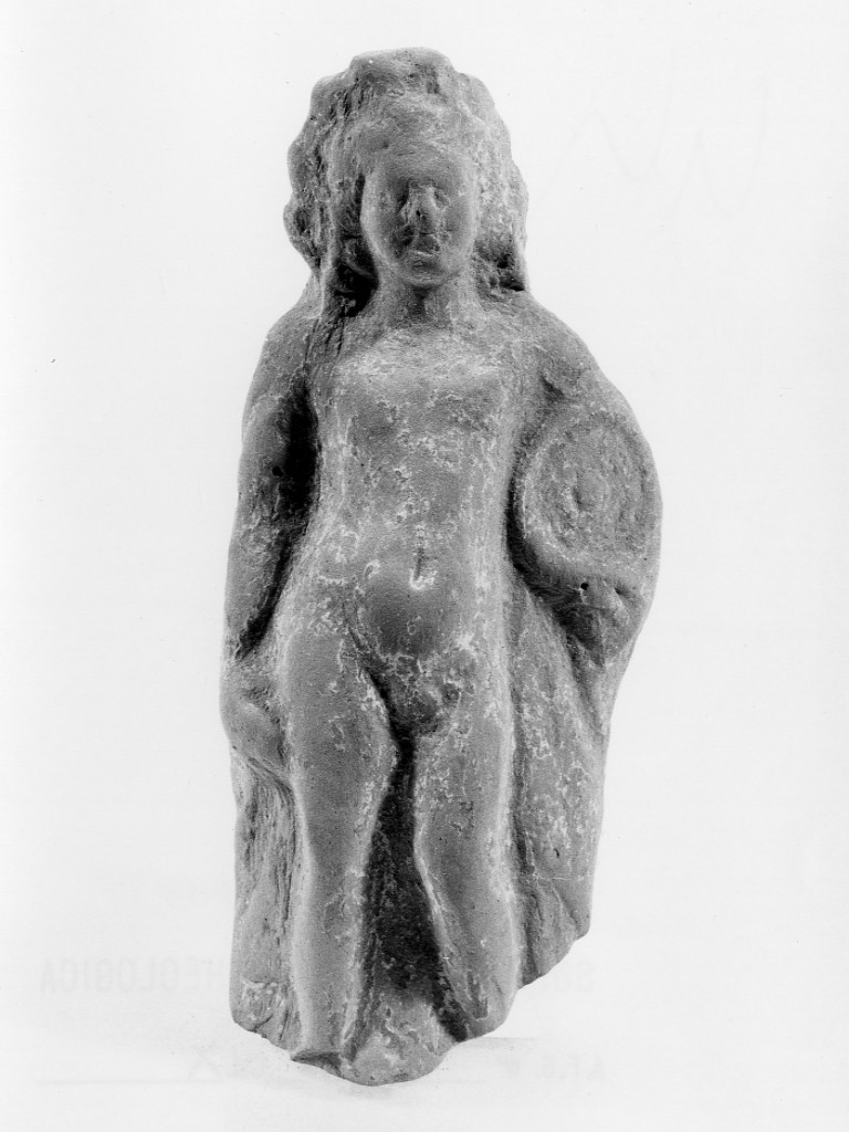 Apollo-Hyakinthos (terracotta figurata) - fabbrica tarantina (secc. IV a.C.-III a.C)