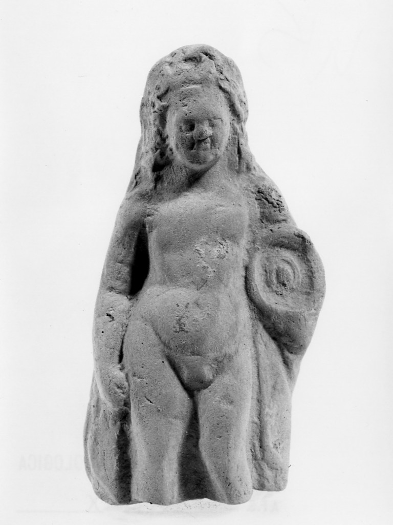 Apollo-Hyakinthos (terracotta figurata) - fabbrica tarantina (secc. IV a.C.-III a.C)