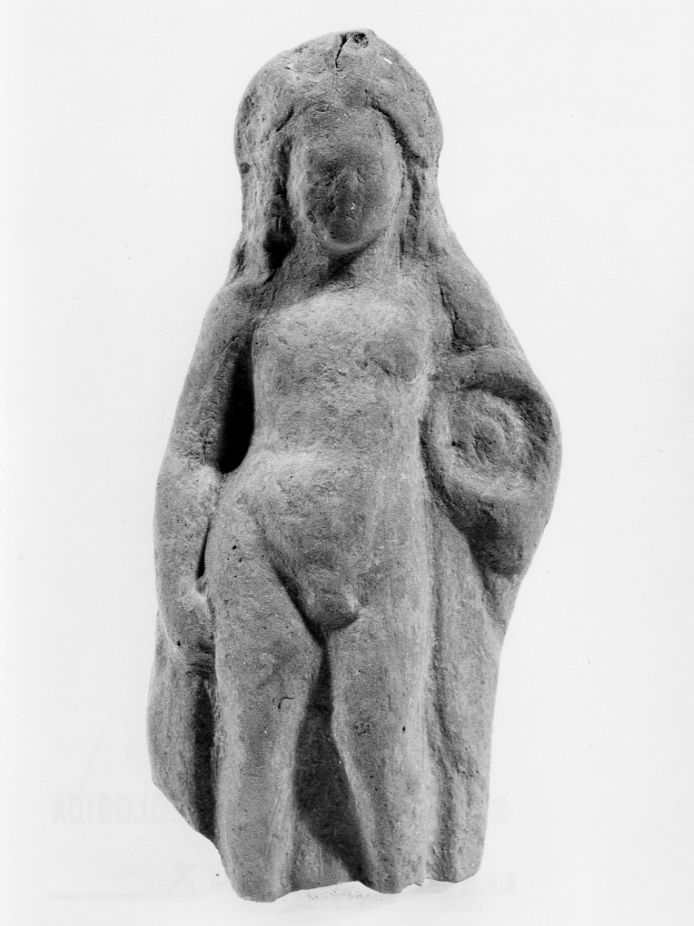 Apollo-Hyakinthos (terracotta figurata) - fabbrica tarantina (secc. IV a.C.-III a.C)