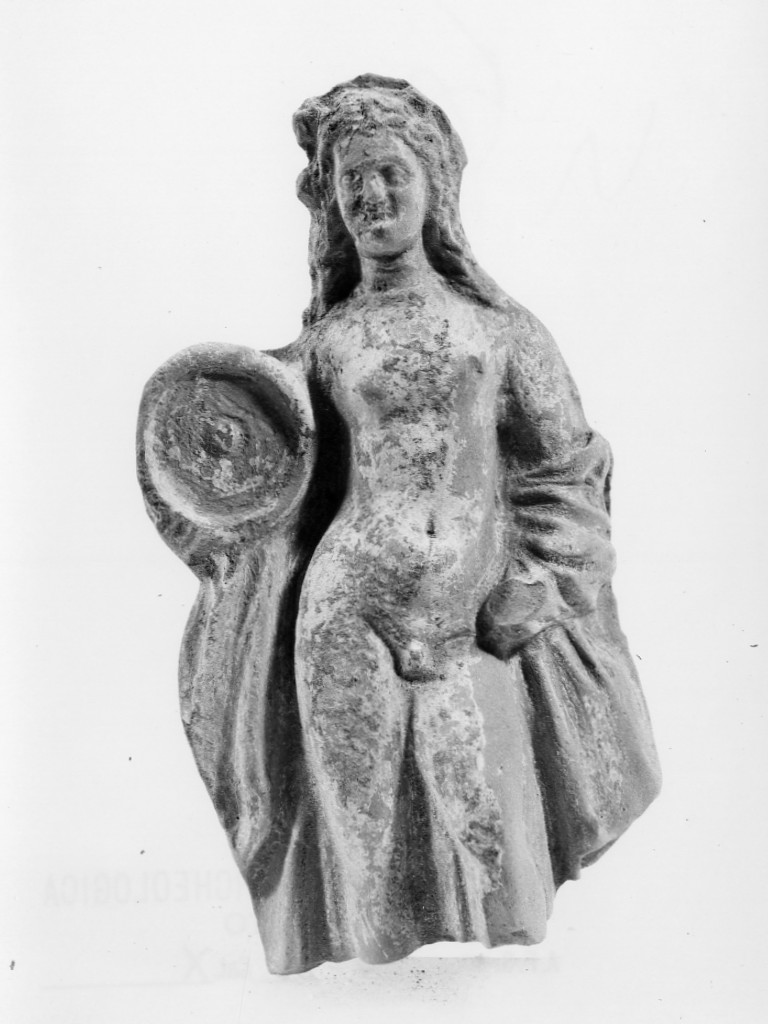 Apollo-Hyakinthos (terracotta figurata) - fabbrica tarantina (secc. IV a.C.-III a.C)