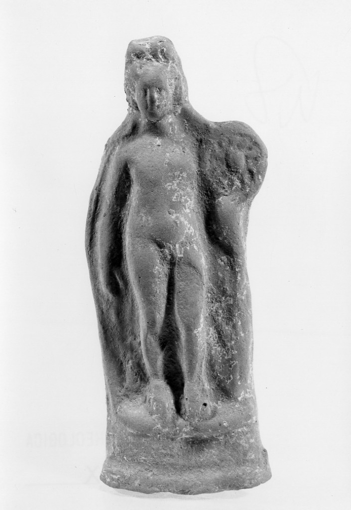 Apollo-Hyakinthos (terracotta figurata) - fabbrica tarantina (secc. IV a.C.-III a.C)