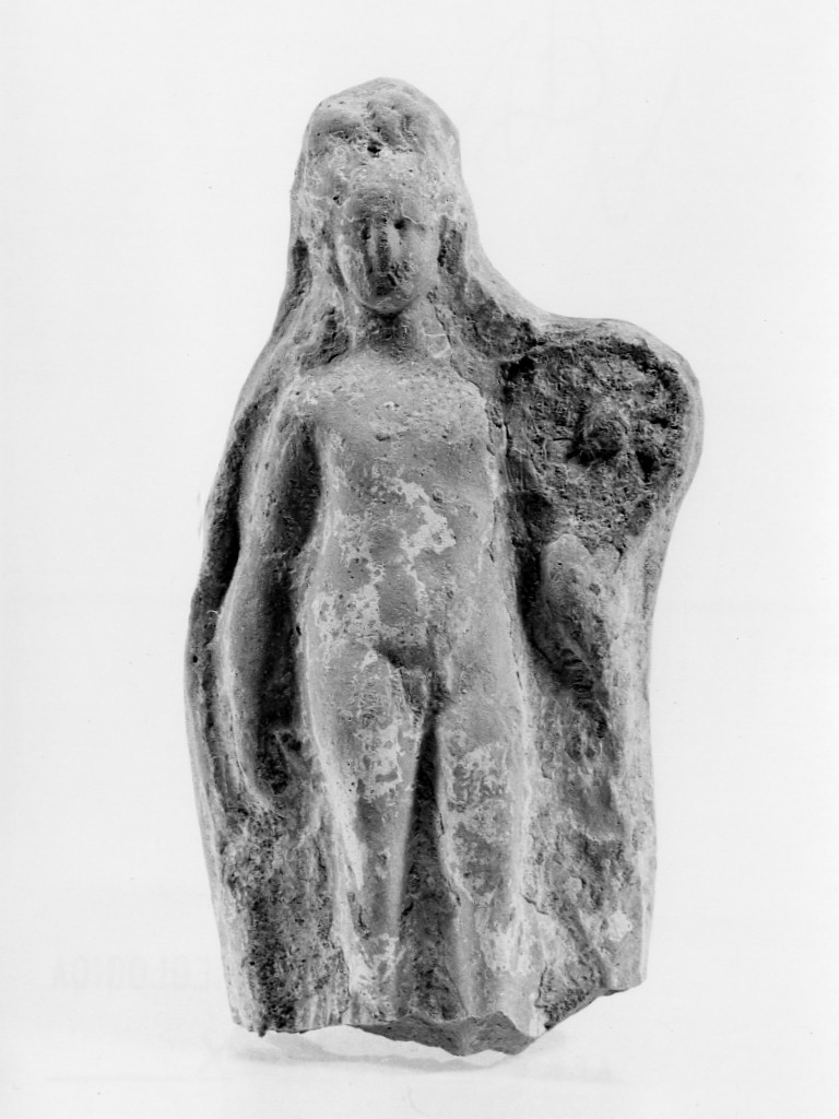 Apollo-Hyakinthos (terracotta figurata) - fabbrica tarantina (secc. IV a.C.-III a.C)