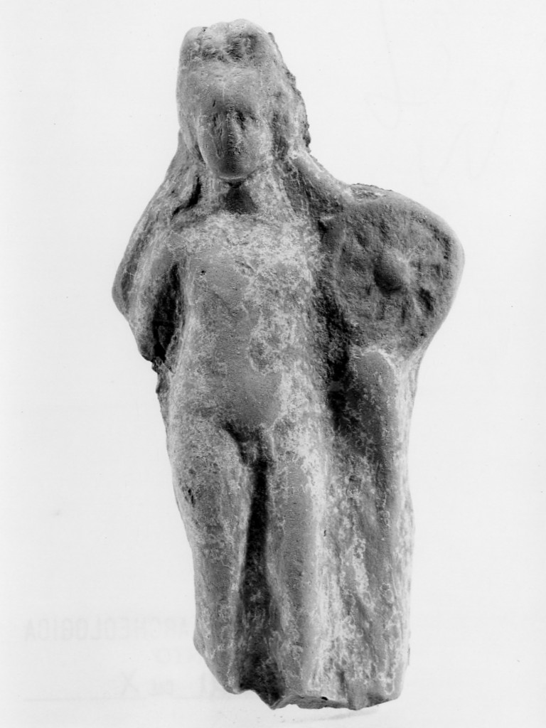 Apollo-Hyakinthos (terracotta figurata) - fabbrica tarantina (secc. IV a.C.-III a.C)