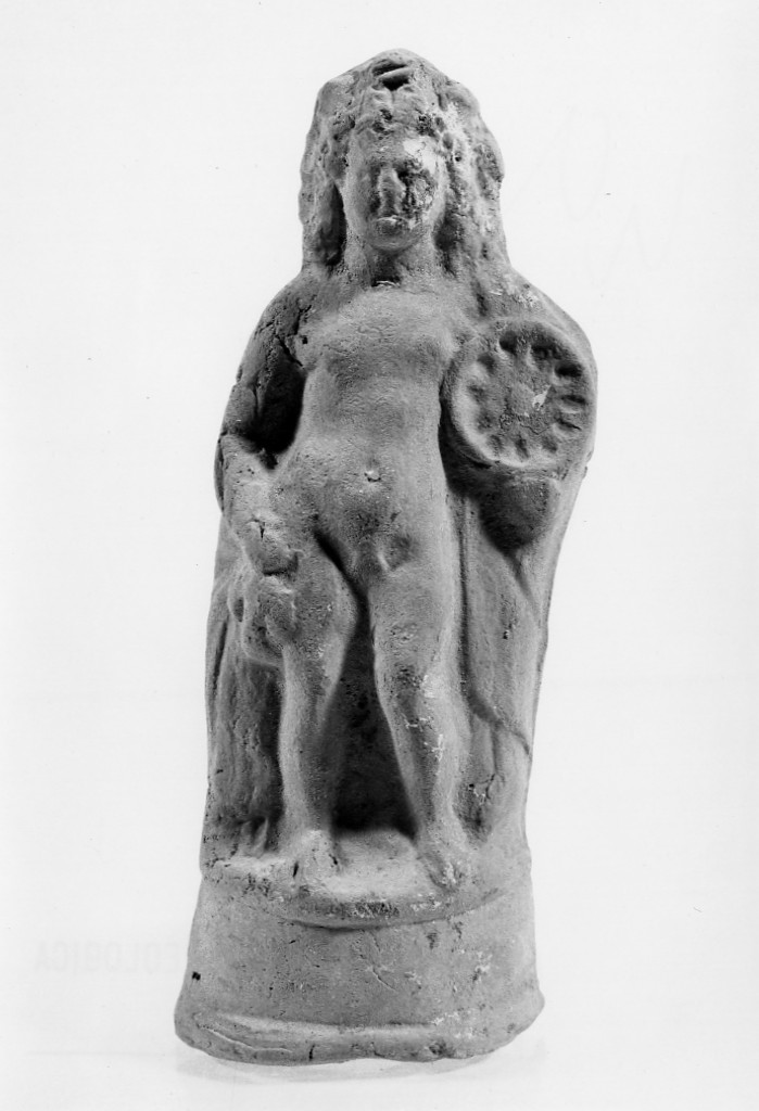 Apollo-Hyakinthos (terracotta figurata) - fabbrica tarantina (secc. IV a.C.-III a.C)