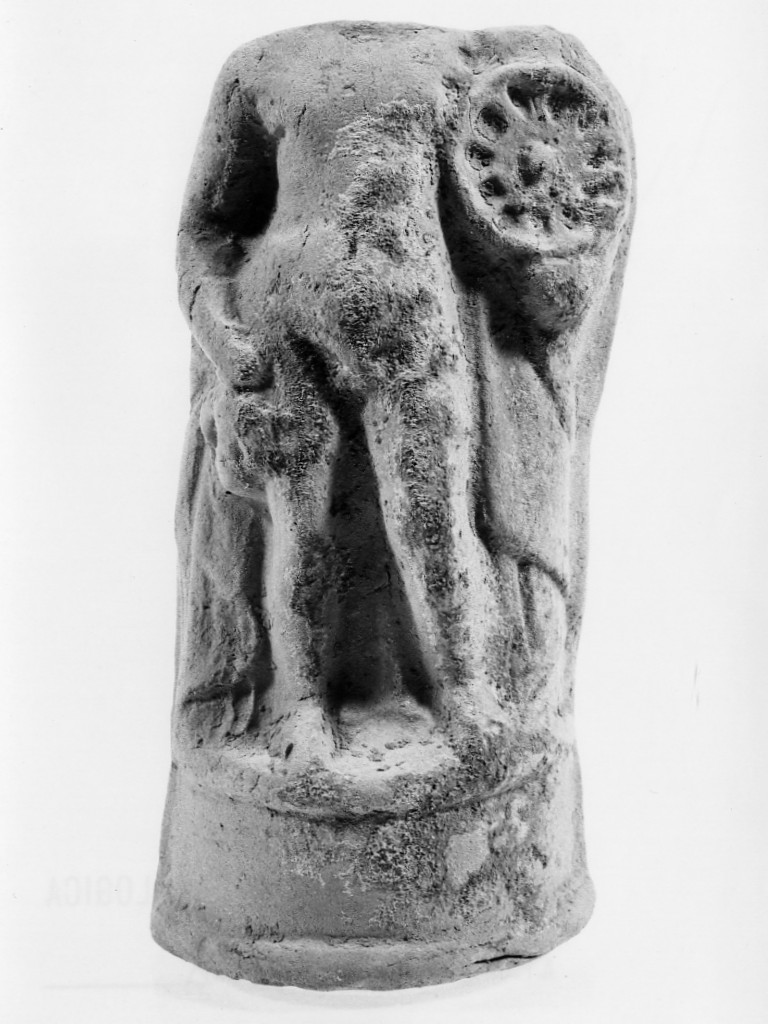 Apollo-Hyakinthos (terracotta figurata) - fabbrica tarantina (secc. IV a.C.-III a.C)