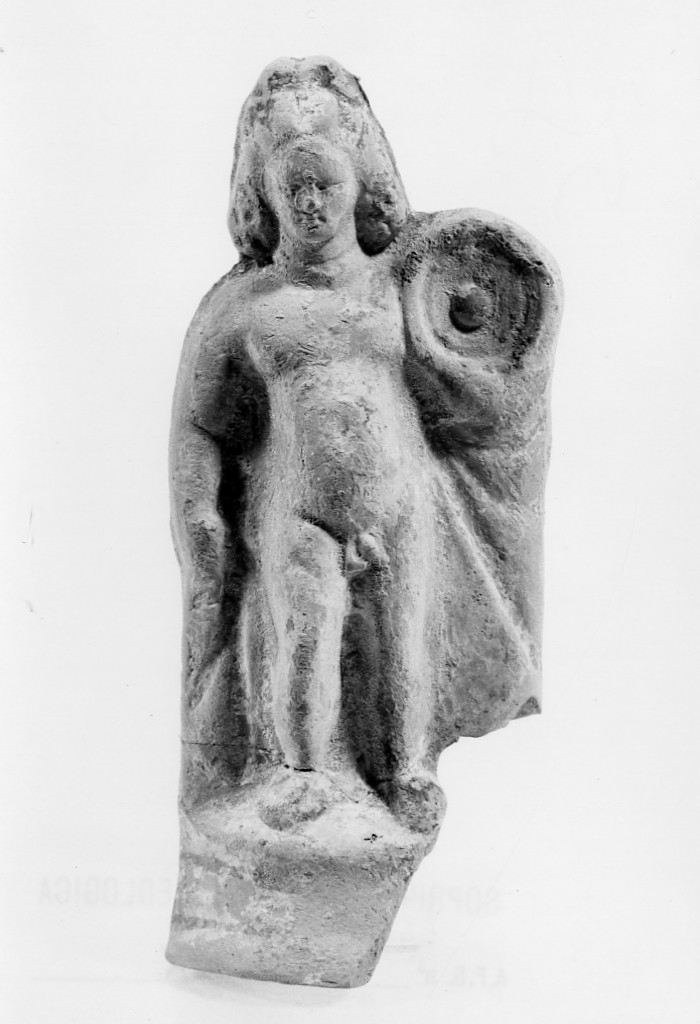 Apollo-Hyakinthos (terracotta figurata) - fabbrica tarantina (secc. IV a.C.-III a.C)