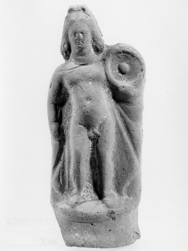 Apollo-Hyakinthos (terracotta figurata) - fabbrica tarantina (secc. IV a.C.-III a.C)