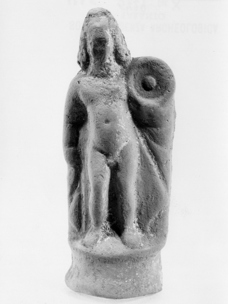 Apollo-Hyakinthos (terracotta figurata) - fabbrica tarantina (secc. IV a.C.-III a.C)