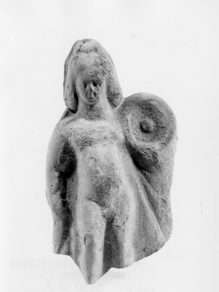 Apollo-Hyakinthos (terracotta figurata) - fabbrica tarantina (secc. IV a.C.-III a.C)