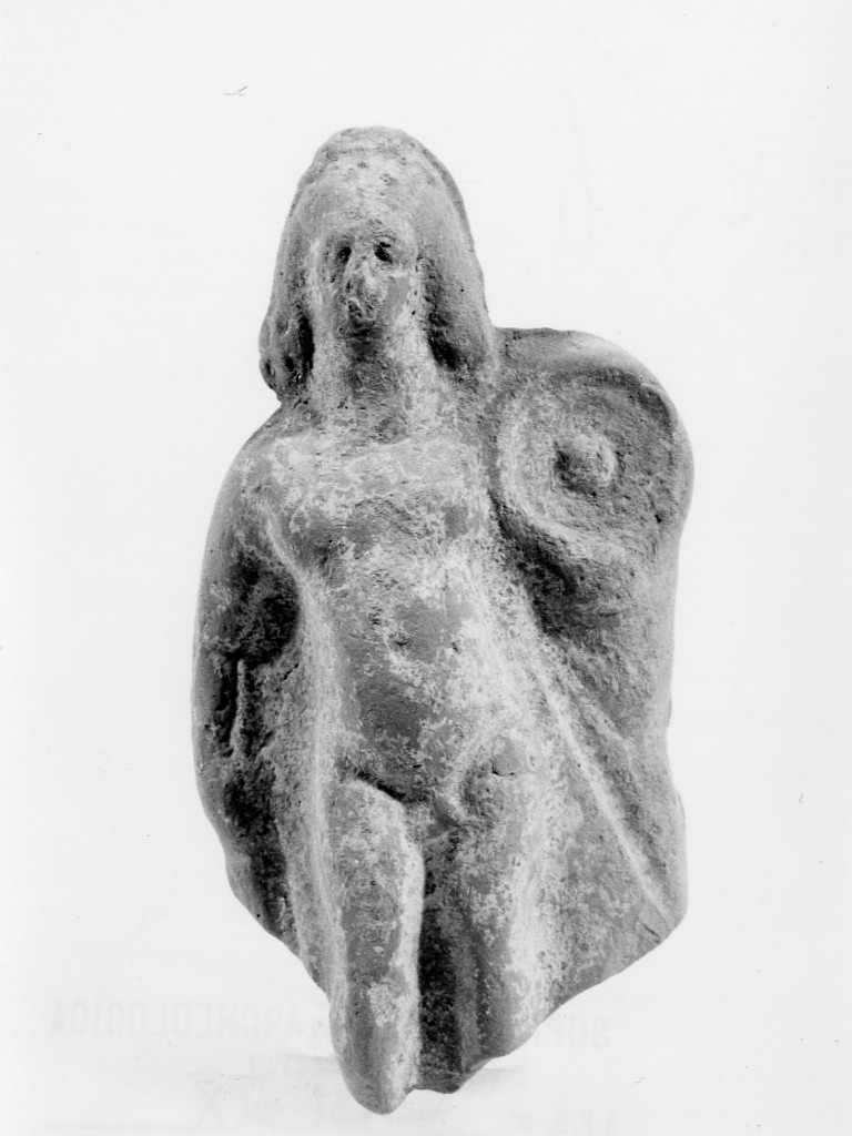 Apollo-Hyakinthos (terracotta figurata) - fabbrica tarantina (secc. IV a.C.-III a.C)