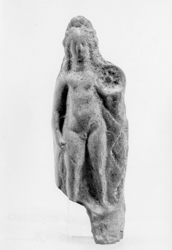 Apollo-Hyakinthos (terracotta figurata) - fabbrica tarantina (secc. IV a.C.-III a.C)