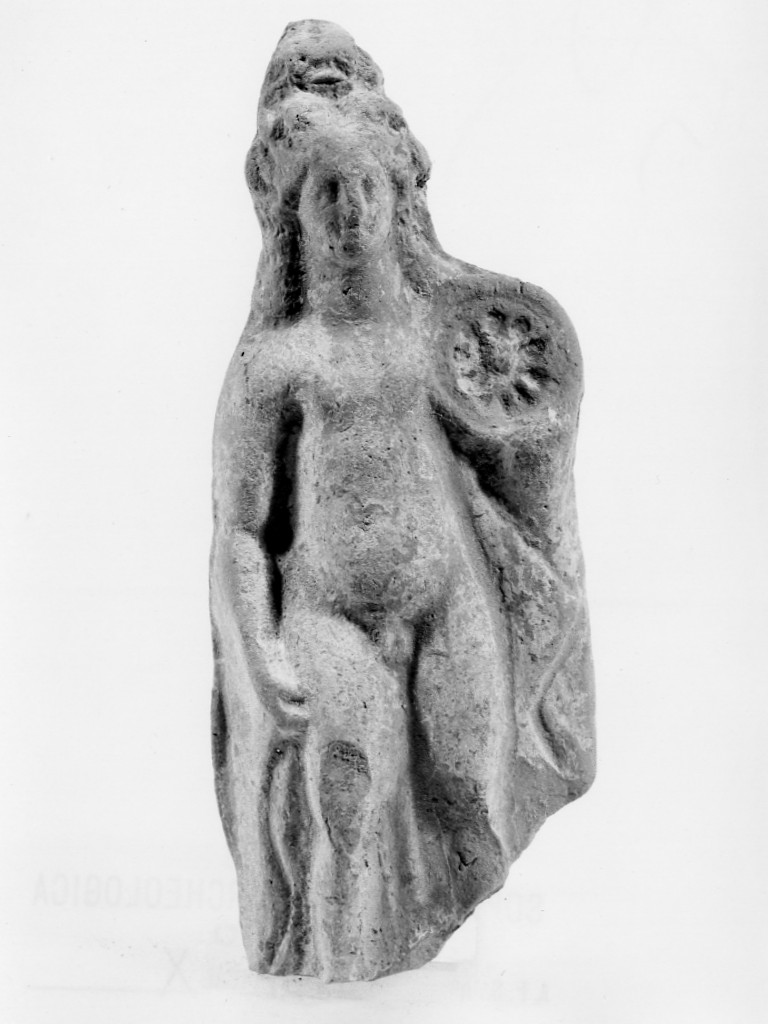 Apollo-Hyakinthos (terracotta figurata) - fabbrica tarantina (secc. IV a.C.-III a.C)