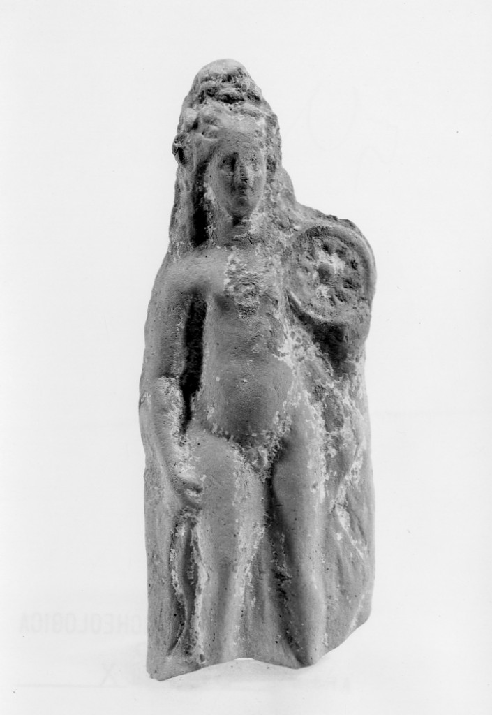 Apollo-Hyakinthos (terracotta figurata) - fabbrica tarantina (secc. IV a.C.-III a.C)
