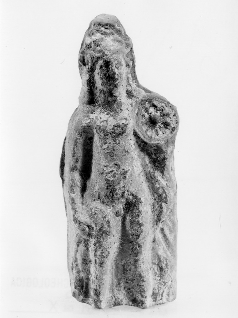 Apollo-Hyakinthos (terracotta figurata) - fabbrica tarantina (secc. IV a.C.-III a.C)