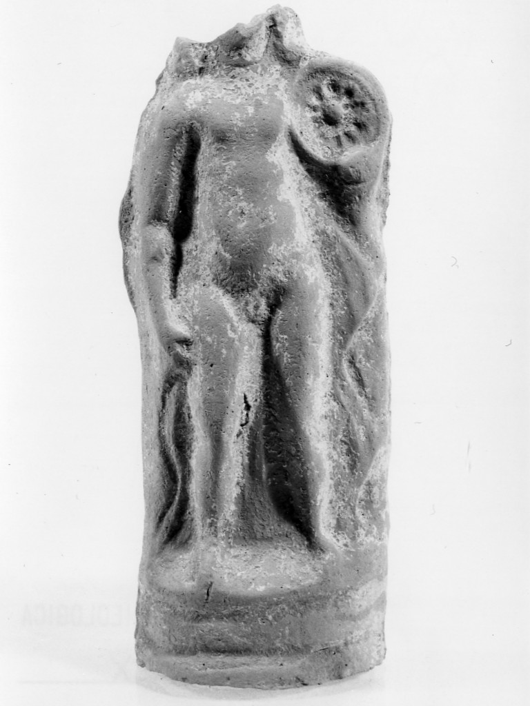 Apollo-Hyakinthos (terracotta figurata) - fabbrica tarantina (secc. IV a.C.-III a.C)