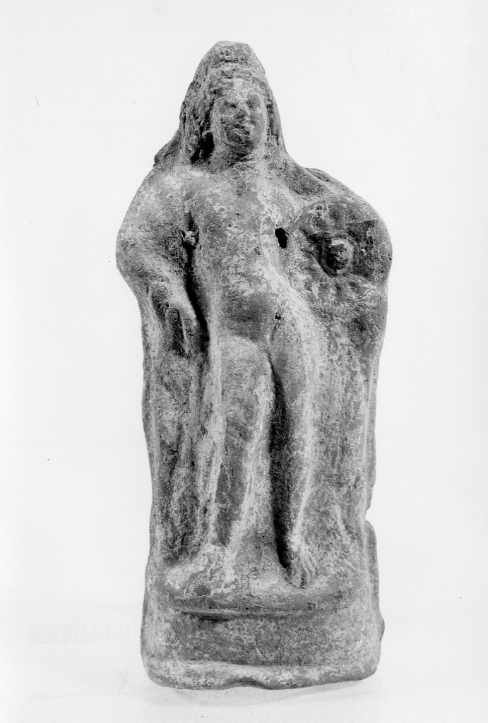 Apollo-Hyakinthos (terracotta figurata) - fabbrica tarantina (secc. IV a.C.-III a.C)