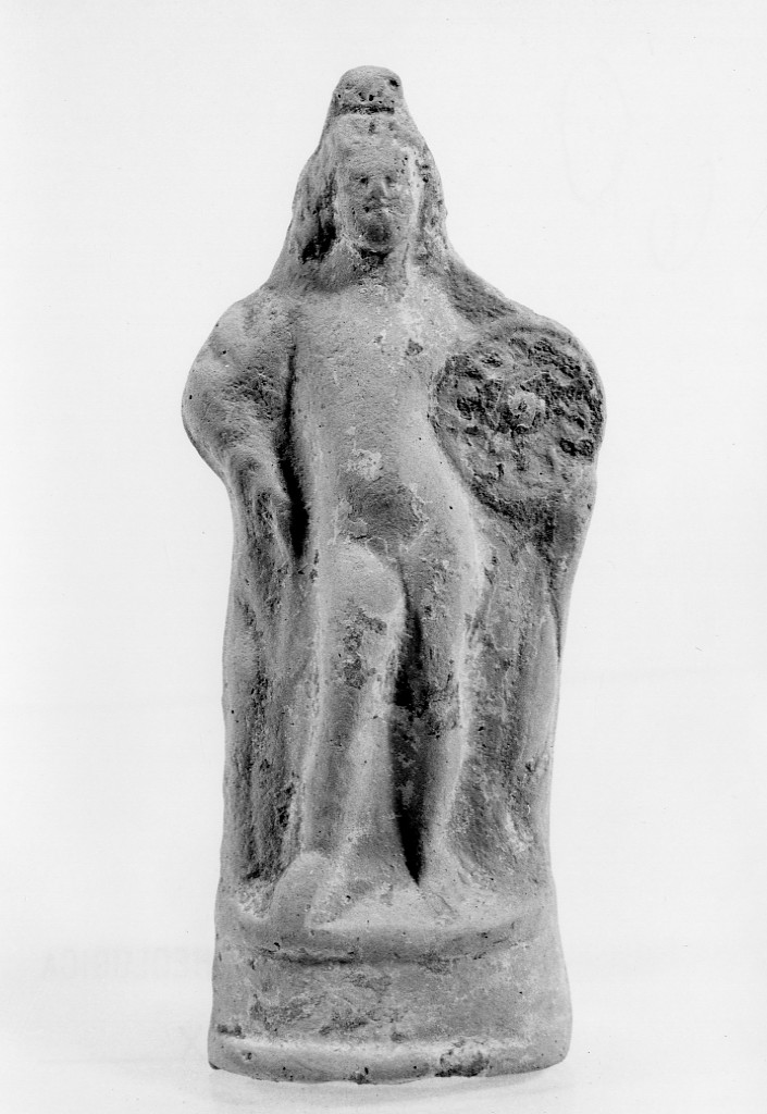 Apollo-Hyakinthos (terracotta figurata) - fabbrica tarantina (secc. IV a.C.-III a.C)