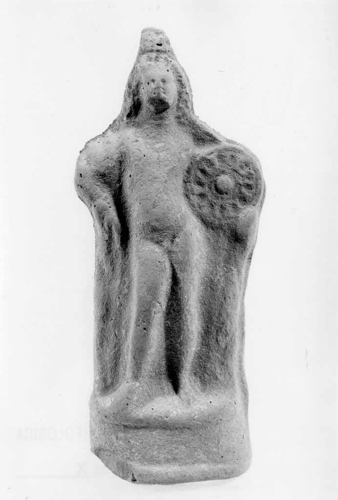 Apollo-Hyakinthos (terracotta figurata) - fabbrica tarantina (secc. IV a.C.-III a.C)