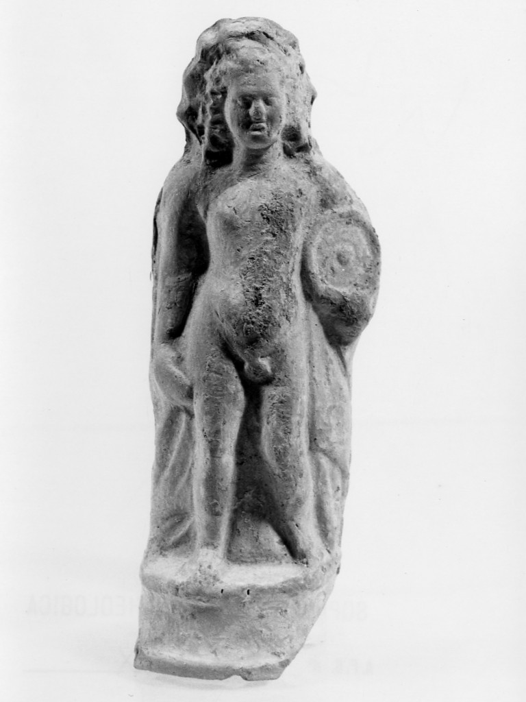 Apollo-Hyakinthos (terracotta figurata) - fabbrica tarantina (secc. IV a.C.-III a.C)
